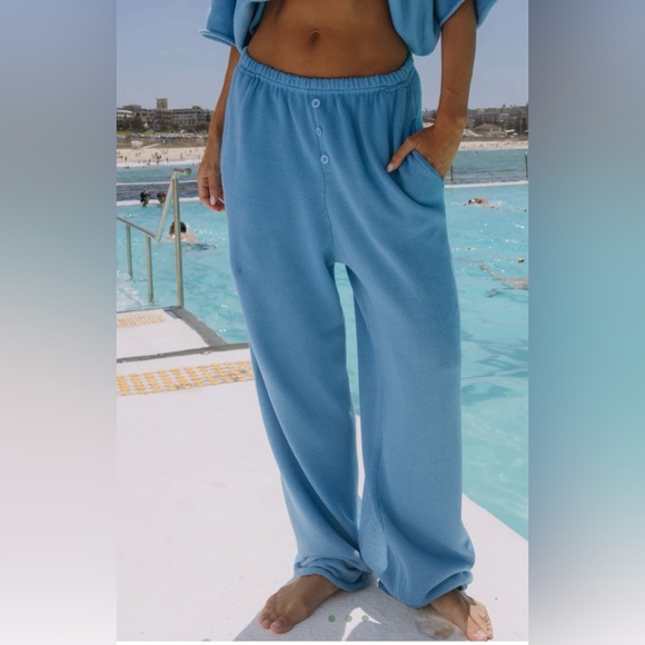 Daily Drills Other - Daily Drills Beach Knit resort Malibu Blue Pants